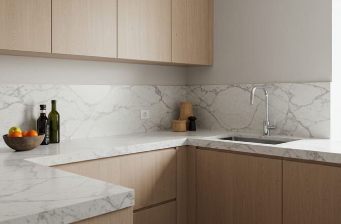 Bancadas de Cozinha em Mármore, Granito ou Quartzo