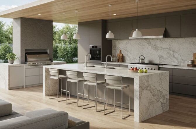 Ilhas Gourmet e Bancadas para Churrasqueiras