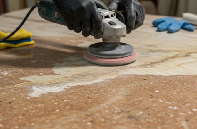 Restauração e Polimento de Mármores Antigos