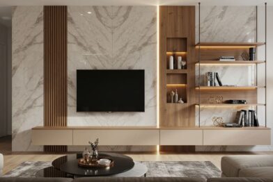 Revestimento de Lareiras e Painéis de TV