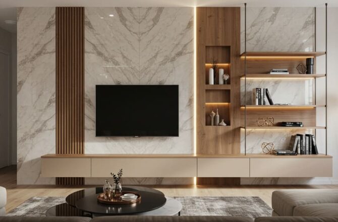 Revestimento de Lareiras e Painéis de TV