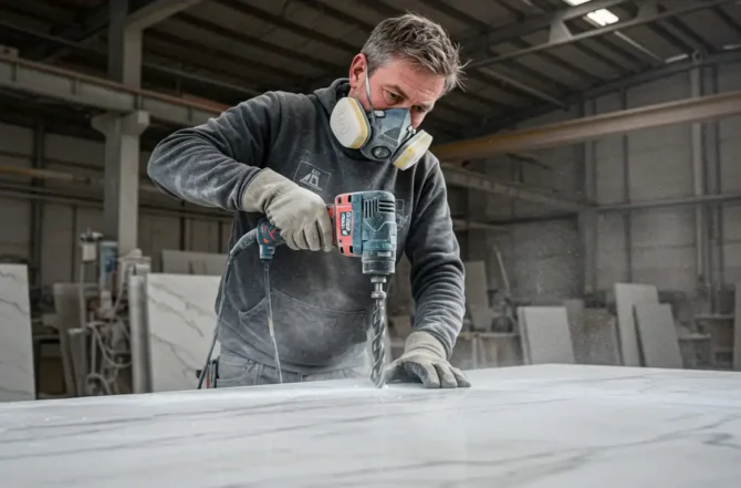 Como Furar Pedra de Mármore​?