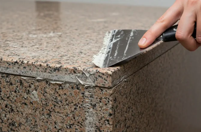 Como Descolar Granito Colado com Massa Plástica​?